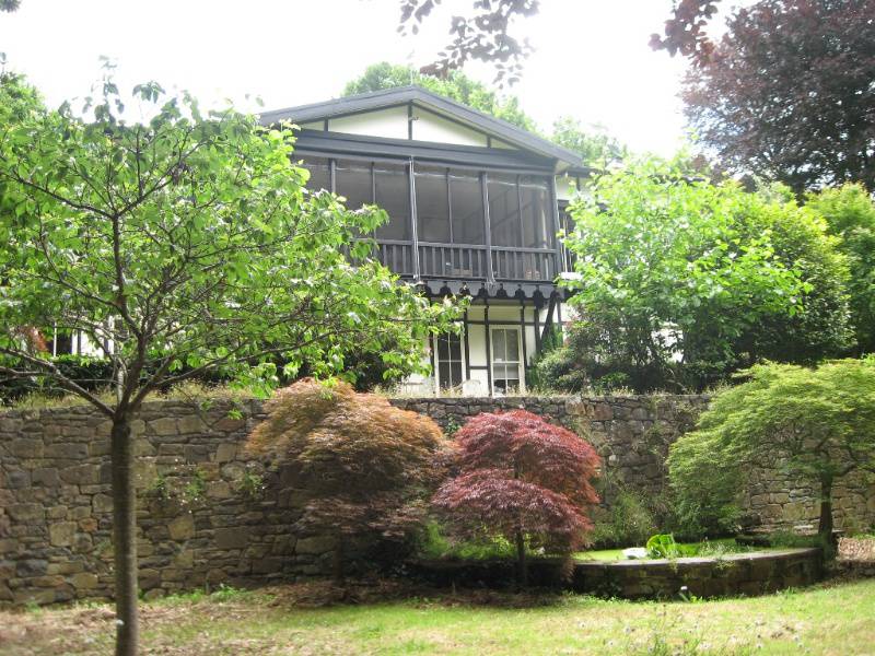 Mawarra Sherbrooke, view of house from garden 2011