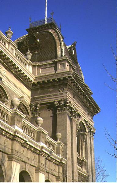 collingwood town hall balcony detail jul1983