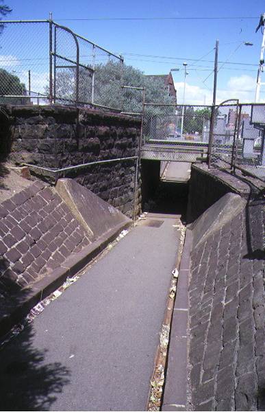 former albert park railway station complex ferrars street albert park underpass nov1986