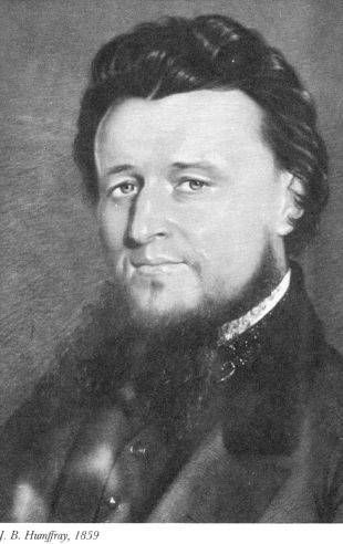 Figure 2.11: J B Humffray, 1859, after whom Humffray Street was named. - 