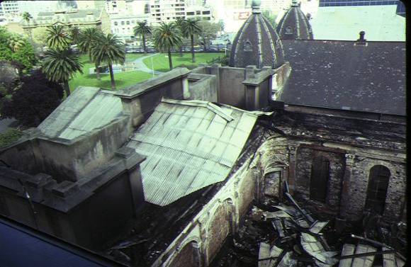 former baptist church house ext roof