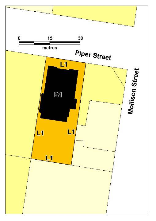 H01988 kyneton masonic lodge plan