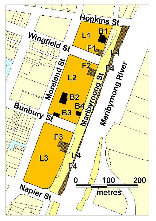 H01397 saltwater river crossing site   footscray wharves precinct maribyrnong river plan