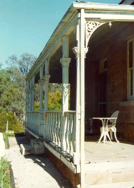 adelaide vale homestead and  outbuildings goornong verandah