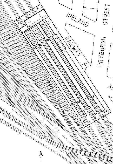 h01582 north melbourne railway station complex plan
