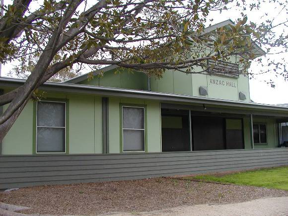 anzac hall brens drive royal park close view she project 2004