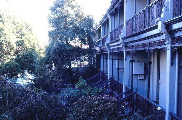 eden terrace dalgety street st kilda view front gardens she project 2003
