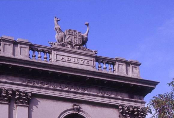 former freemasons hall south melbourne coat of arms she project 2003