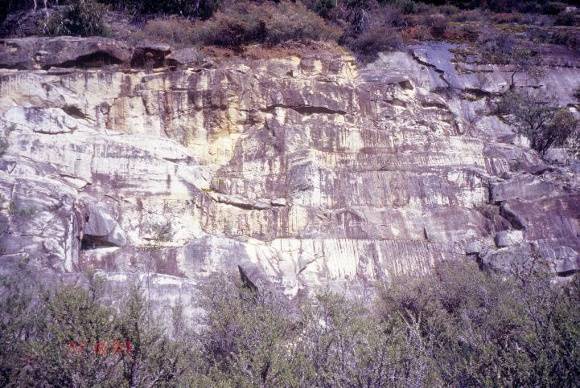 h01556 heatherlie quarry grampians national park halls gapp drilled main rock face she project 2004