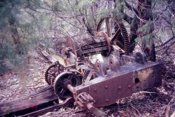h01556 heatherlie quarry grampians national park halls gapp large jib crane she project 2004