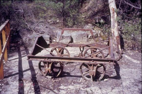 h01556 heatherlie quarry grampians national park halls gapp tramway wagon in sliding she project 2004