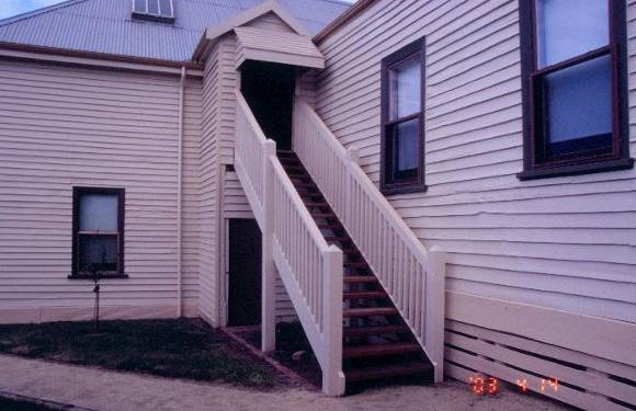h00544 mechanics institute free library king and cowan street toongabbie exterior stair well she project 2003