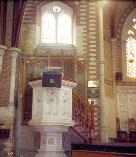 h00864 st george uniting church chapel st st kilda pulpit she project 2003