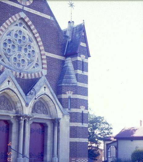 h00864 st georges uniting church chapel street st kilda south side turret she project 2003