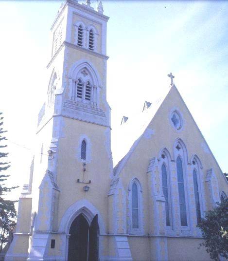 h01125 st george the martyr church and  hall hobson st queenscliffe south face she project 2003