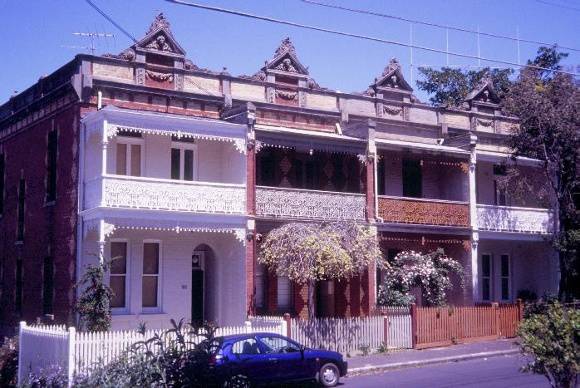 h01774 1 terrace houses clarke street northcote facade she project 2004
