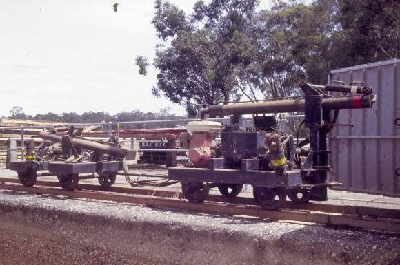 h00993 torrumbarry weir lock chamber steam boiler and  steam winch complex torrumbarry drop bar hydraulic operated she project 2004