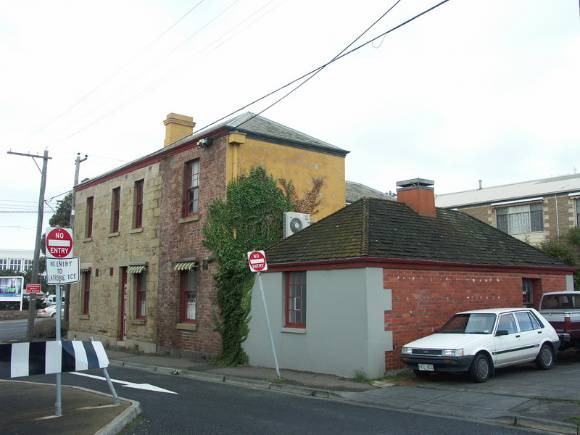 Culloden Castle - rear view showing kitchen outbuilding