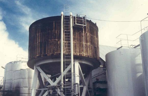 h01099 mildara blass distillery merbein water tank