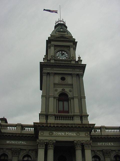 h00147 fitzroy town hall napier street fitzroy clock tower she project 2004