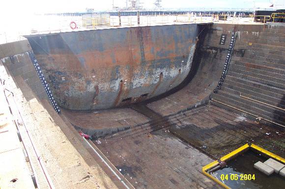 h00697 alfred graving dock williamstown dockyard williamstown close up she project