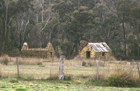 h01743  stone cottages blakely road barkers creek landscape view aug1997