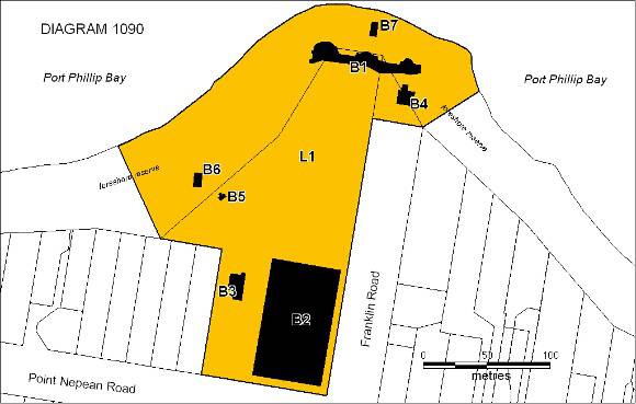 h01090 fort franklin portsea plan