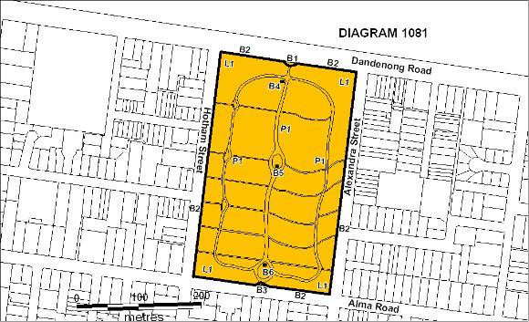 h01081 st kilda cemetery plan