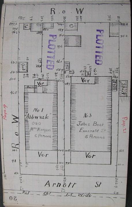 GWST Fieldbook, no. 163, p.20, c.1911 (left property).