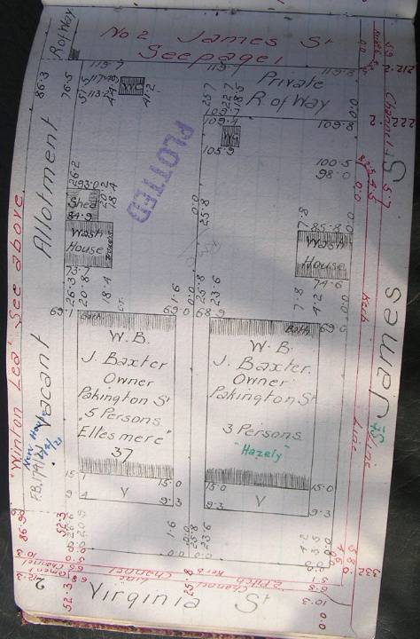 GWST Fieldbook Plan, no. 171, p.2, c.1912.