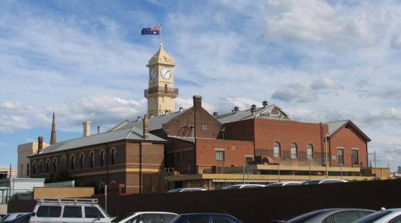 Rear of Town Hall (from Gleadell Street)