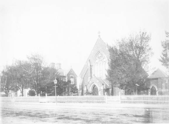 Church and Vicarage c1886
