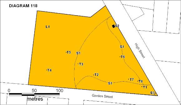 H0118 Koroit Botanic Gardens plan