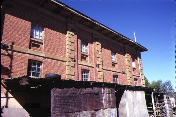 flour mill barker street castlemaine rear view