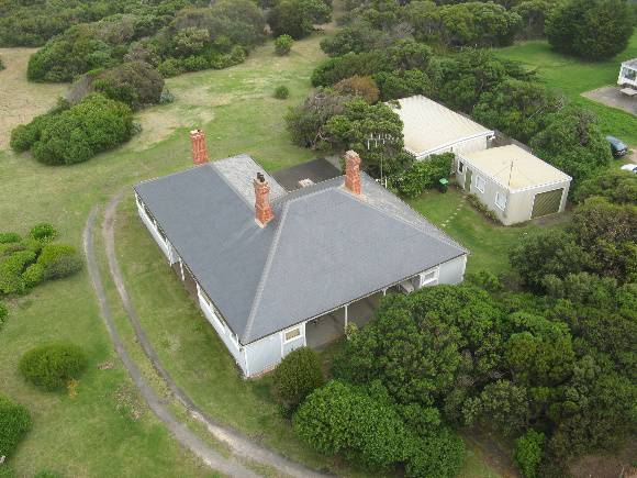 Head keeper's quarters from tower