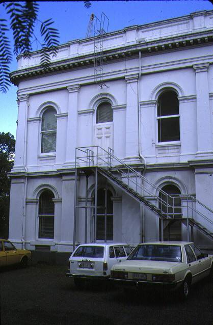 Royal Society Of Victoria Victoria Street Melbourne Rear View Oct 1986