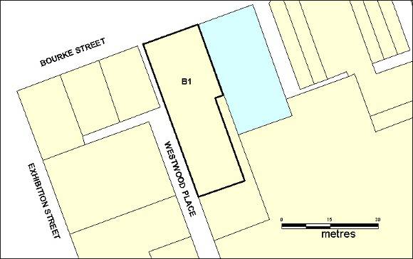 Salvation Army Temple Bourke Street Extent Of Registration Plan March 2000