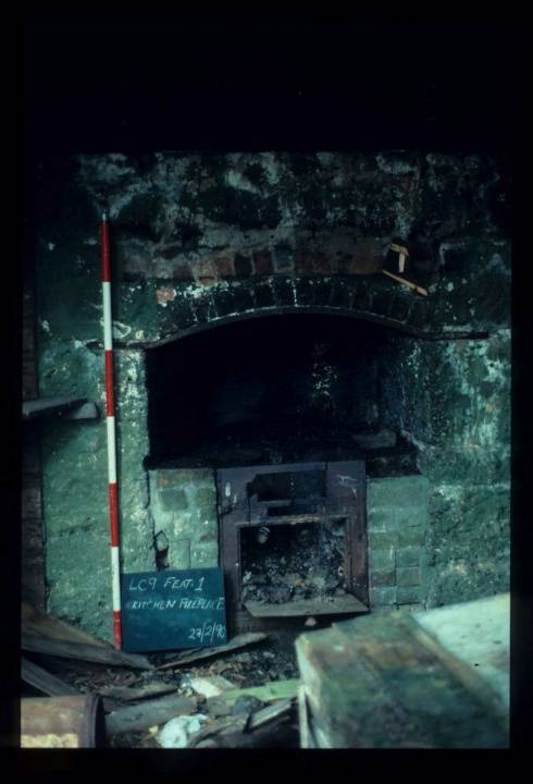 LAKE CONDAH - COMPLEX D (MURPHY'S HUT) FEATURE -
KITCHEN FIREPLACE