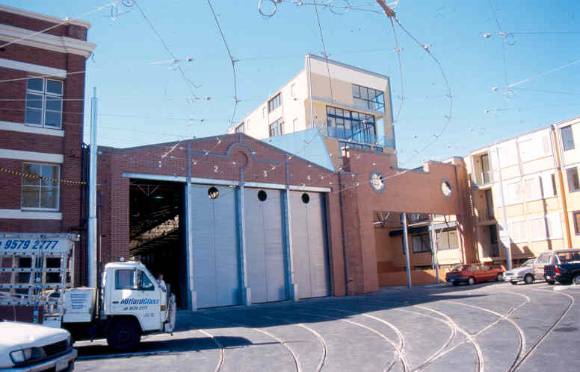 Former Hawthorn Tramway Depot During Redevelopment