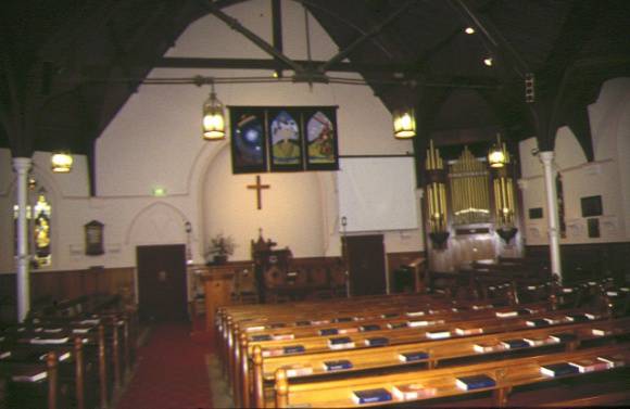 Uniting Church Lyttleton Street Castlemaine Interior Aug 1997