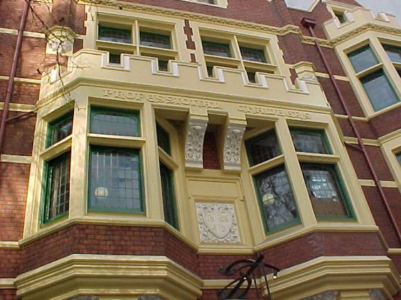 professional chambers collins street melbourne front sign detail sep1999