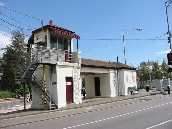 Swanston Street Tramway Signal Cabin February 2002