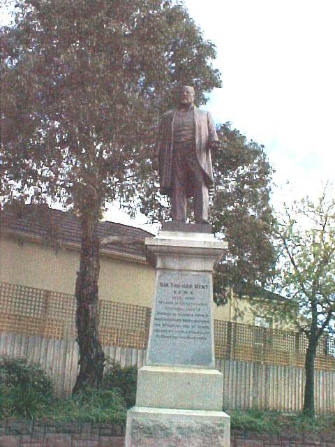 Tommy Bent Statue August 2002