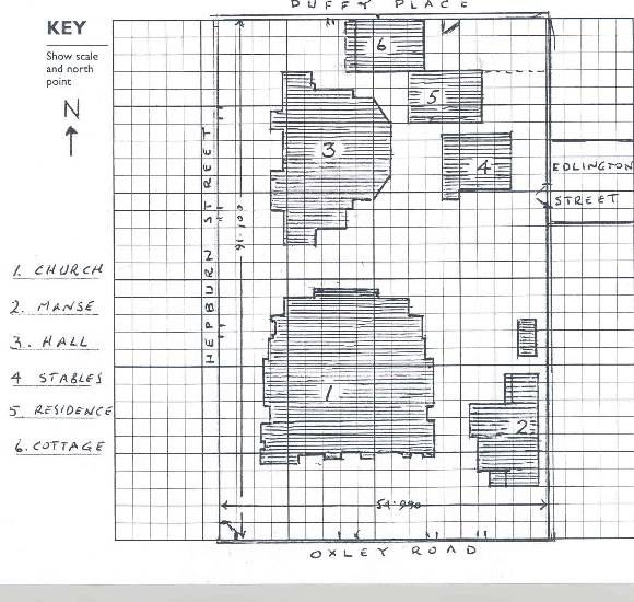 Uniting Church Plan of Buildings