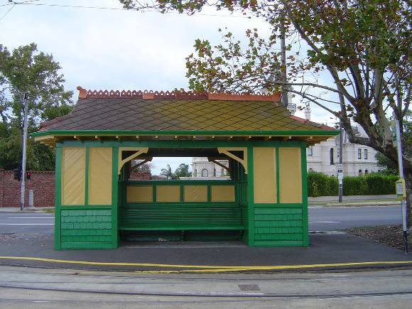 Tram Shelter Dandenong Rd Caulfield May 2006 North Side