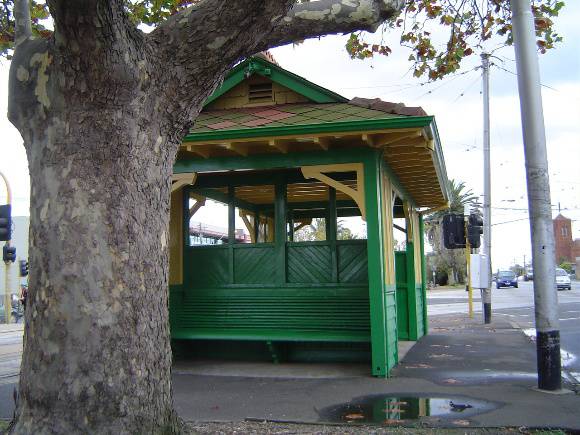 Tram Shelter Dandenong Rd Caulfield May 2006 West Side