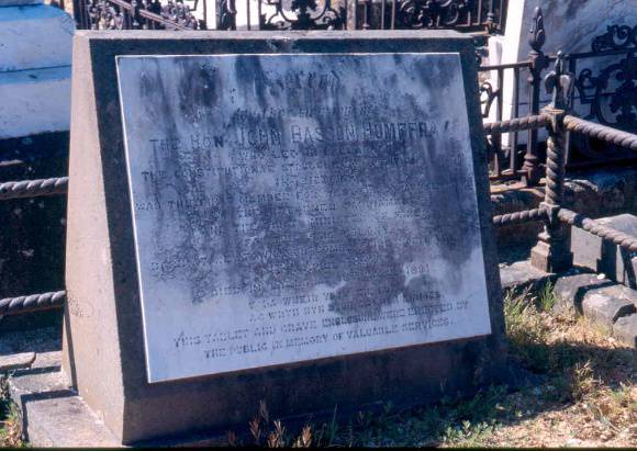 Humffray Grave Detail