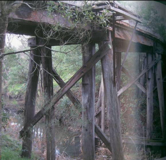 B6945 Lang Lang River Trestle Bridge 