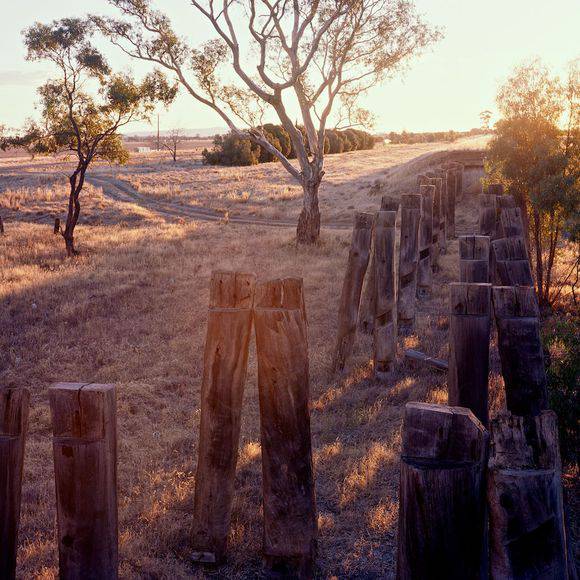 B6910 Wimmera River fmr 12 span bridge