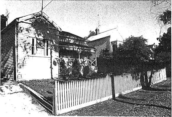 Some of the housing along Eaglehawk Road which benefits from the elevated sitting, creating picturesque gabled roof forms along the ridge.